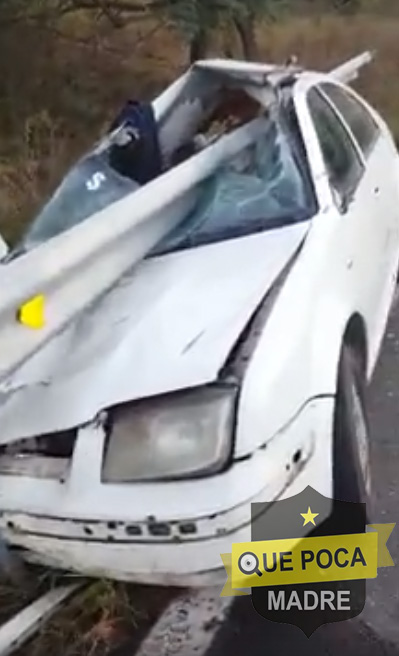 Circula vídeo de hombre que escapó de la muerte en un accidente en Ciudad Obregón.