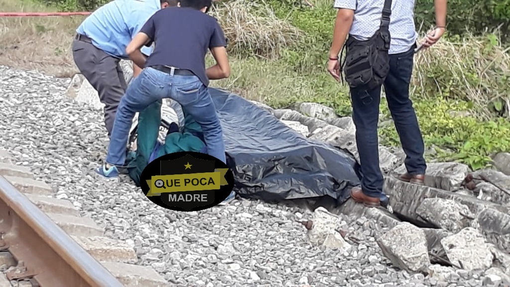 Encuentran cuerpo desmembrado en vías del tren en Veracruz.