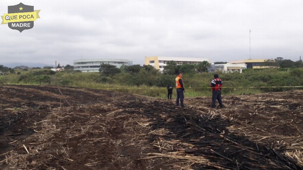 Encuentran cuerpo calcinado en Veracruz.