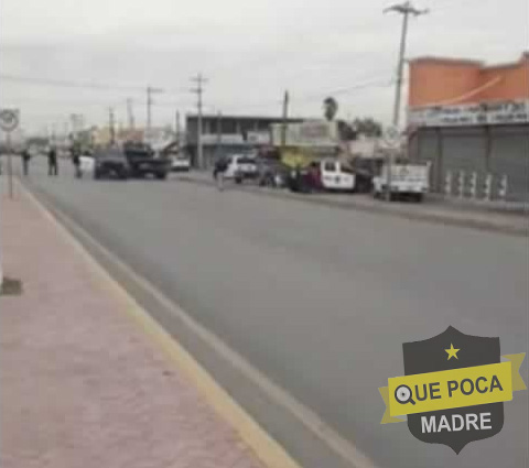 Hombres armados disparan contra elementos de la policía en Frontera.