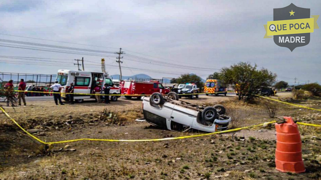 Un muerto y 4 heridos tras accidente automovilístico en El Marqués,.