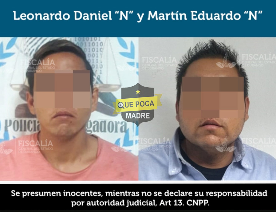 Detienen a 2 hermanos por matar y mal enterrar a una mujer en Durango.