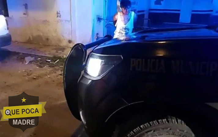 Habitantes capturan y golpean a conocido delincuente de Hunucmá.