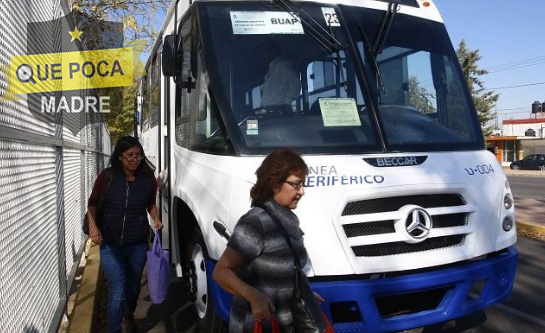 Hombres armados asaltaron un autobús y accionaron disparos en Cuautlancingo.