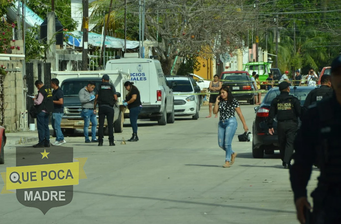 Mujer muere de varios disparos en bar de Cancún.