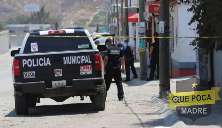 La víctima estaba sobre un charco de sangre en Tijuana.