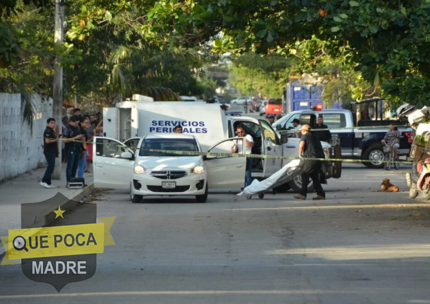 Ejecutan a hombre de varios disparos afuera de Primaria de Cancún.