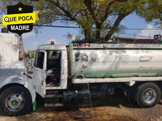 Ejecutan a operador de pipa de agua en Morelia.