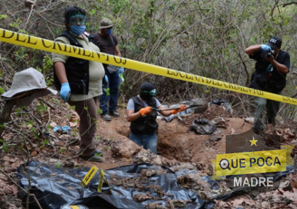 Encuentran a dos ejecutados junto a un arroyo en Zacatecas.