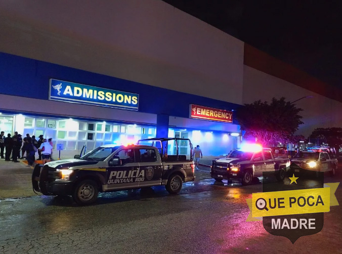 Sujeto es baleado durante un presunto asalto en Cancún.