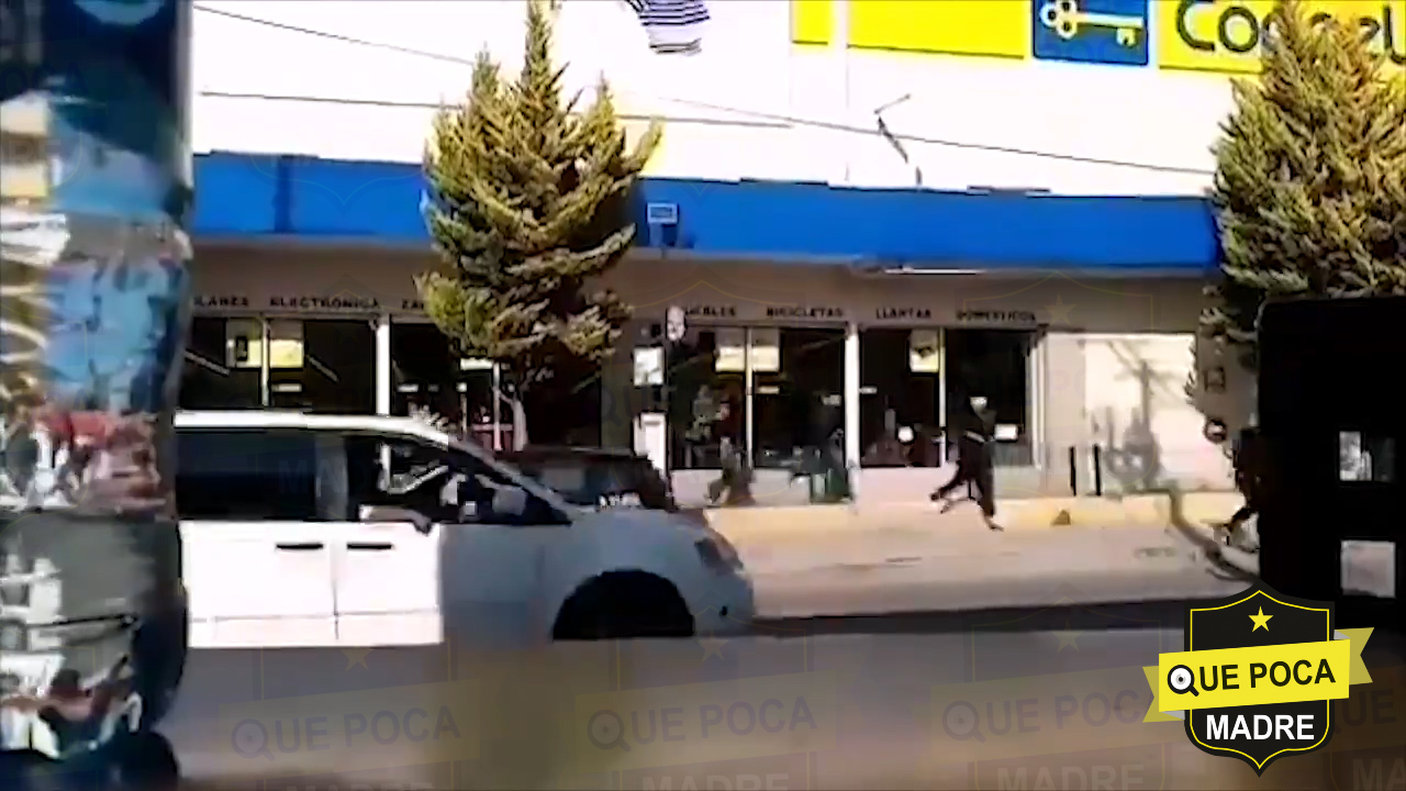 Video del asalto a Coppel en Puebla