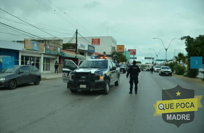 Hombre fue baleado durante intento de asalto en Cancún.