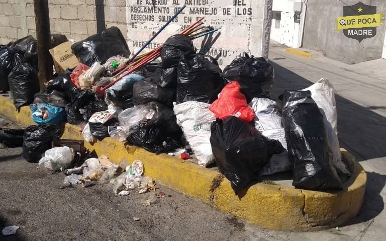 Vecinos denuncian la falta de recolección de basura, en zonas del municipio de Emiliano Zapata.