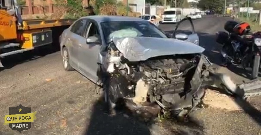 Choca automovilista en Chiapas por conducir a exceso de velocidad.