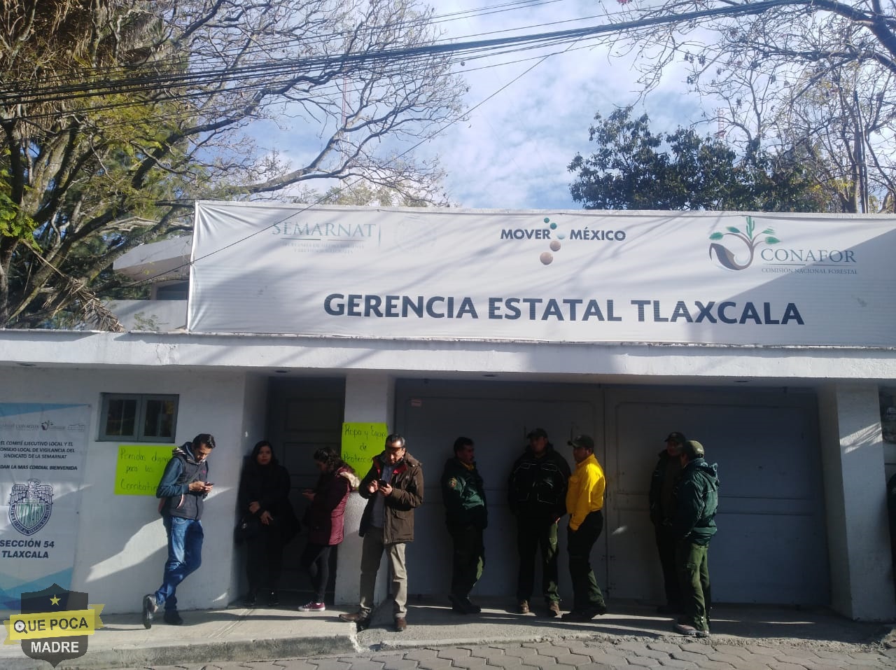 Toman instalaciones de CONAFOR en Tlaxcala.