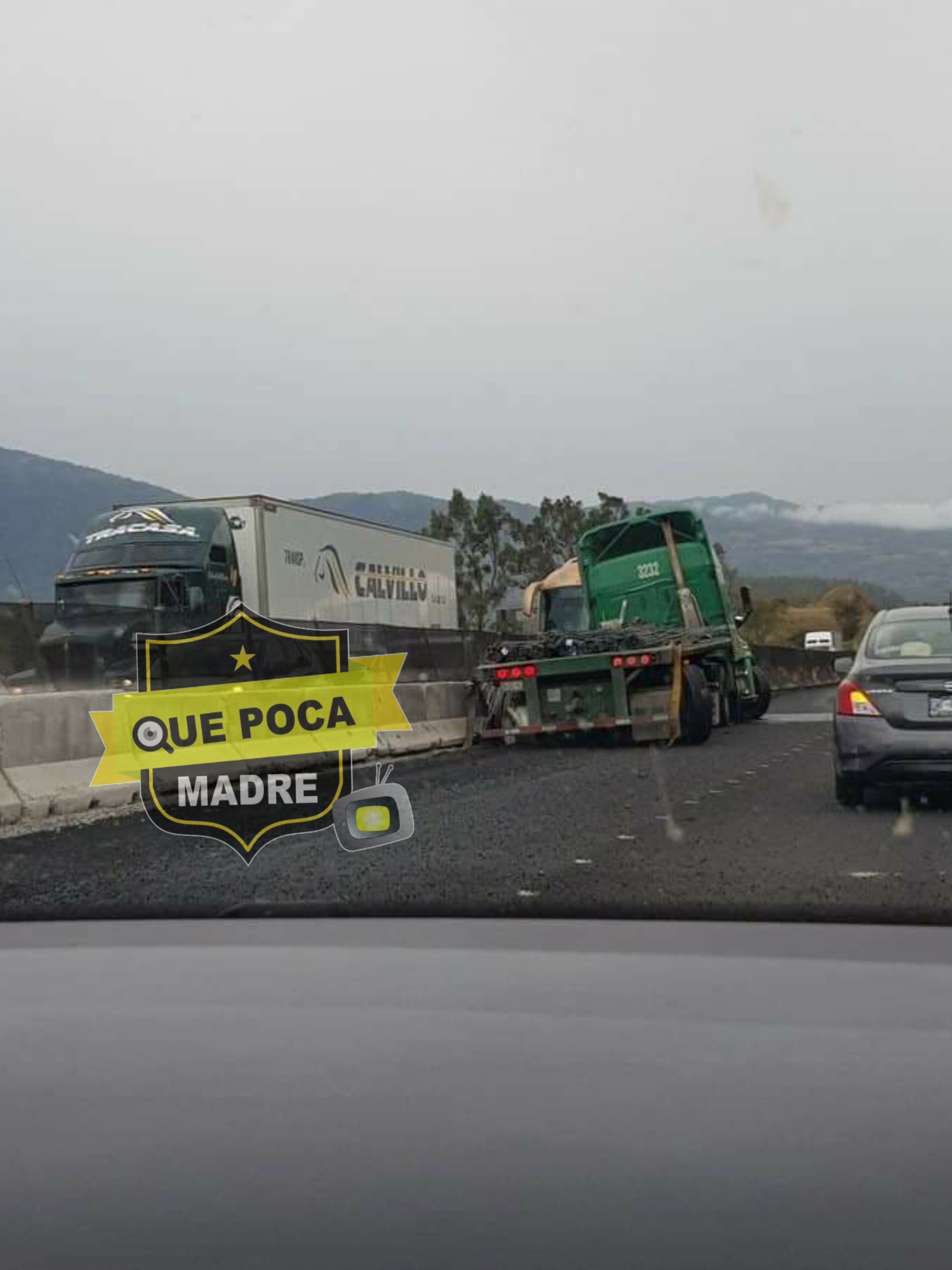Precaución, reportan accidente en la carretera GDL-Tepic