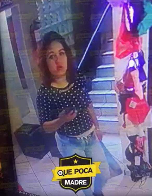 #IxtapanDeLaSal: Captan a  mujer robando en un local comercial.