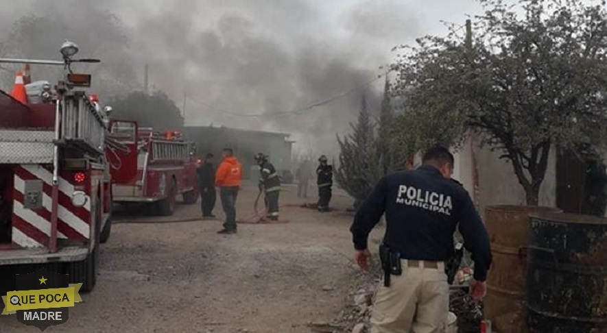 Muere adulto mayor calcinado al incendiarse su vivienda en Chihuahua.