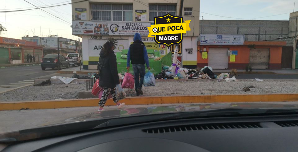 Continúan los problemas de basura en San Mateo Atenco.