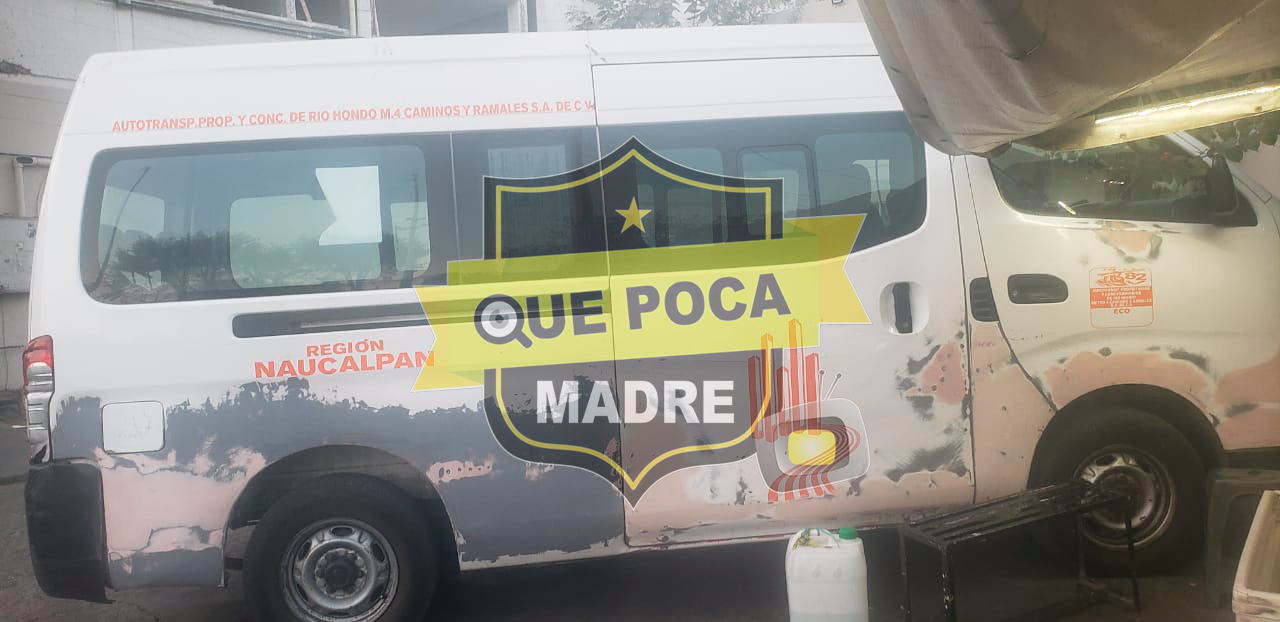 Aseguran droga en transporte público de Naucalpan.