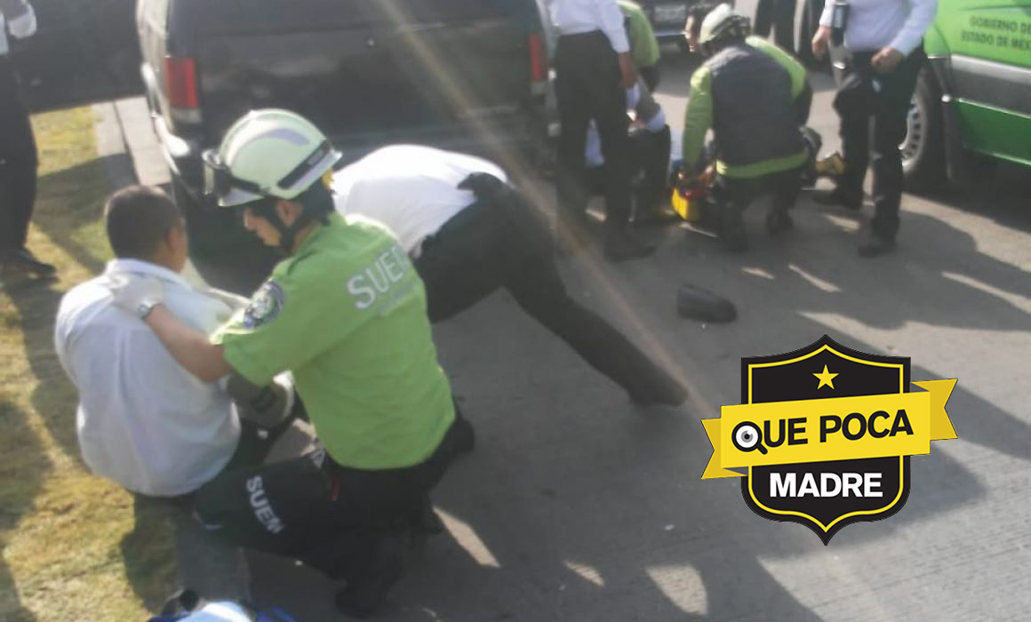 #Toluca: Chófer se queda dormido y atropella a un grupo de cadetes.