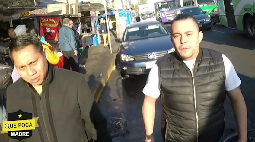 Joven en bici es agredido por sujetos que invaden ciclovía en la CDMX.