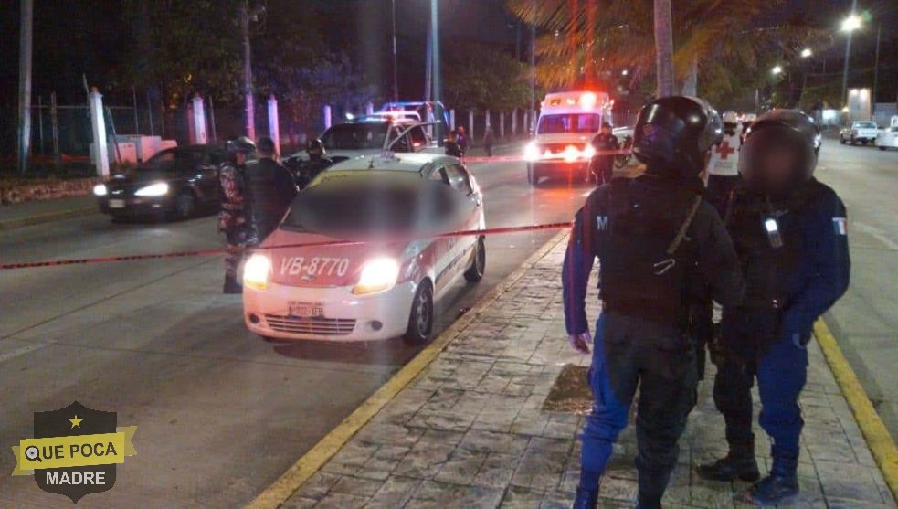 Asesinan a taxista en Veracruz.