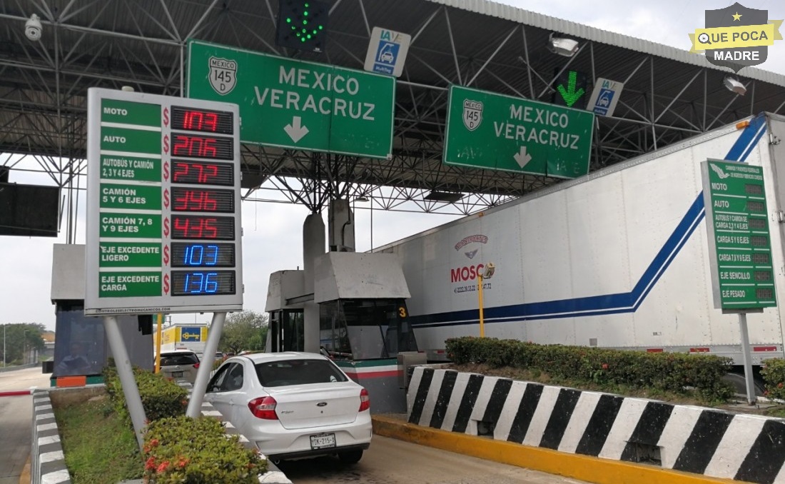 Suben cuotas en casetas de Veracruz.