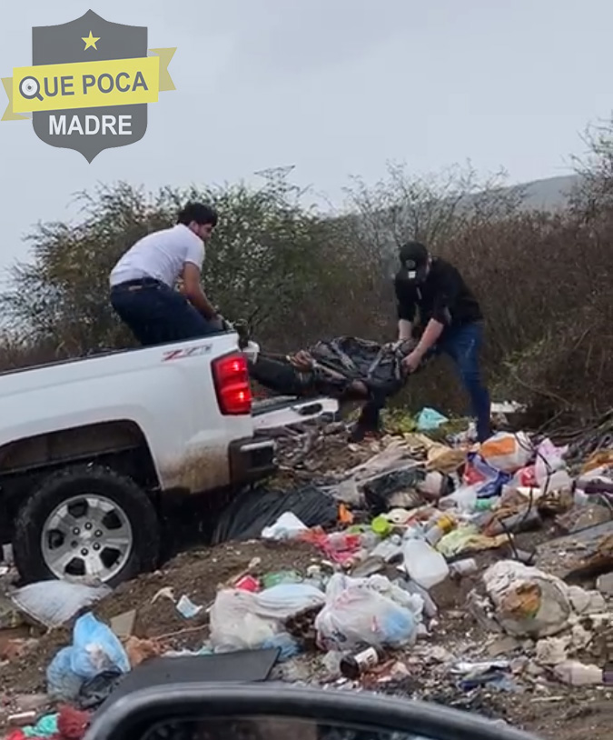 Grupo criminal tira cadáver en basurero de Culiacán (Vídeo).