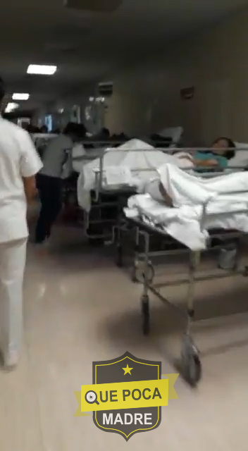 Así luce hospital del IMSS la Margarita en Puebla sobre cupo y un posible foco de infección