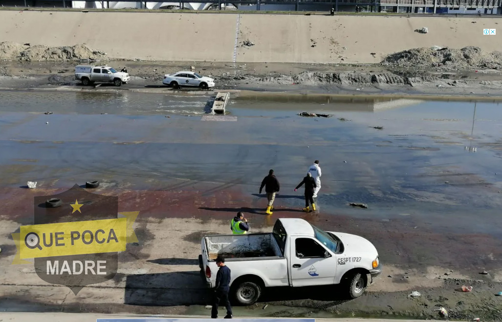 Encuentran cadáver en canalización de Tijuana.