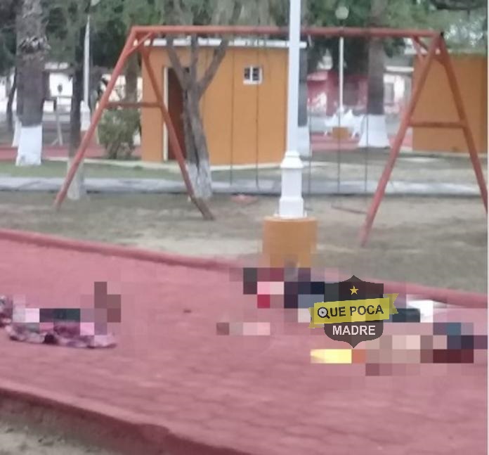 Dejan restos humanos en una plaza en Nuevo León.