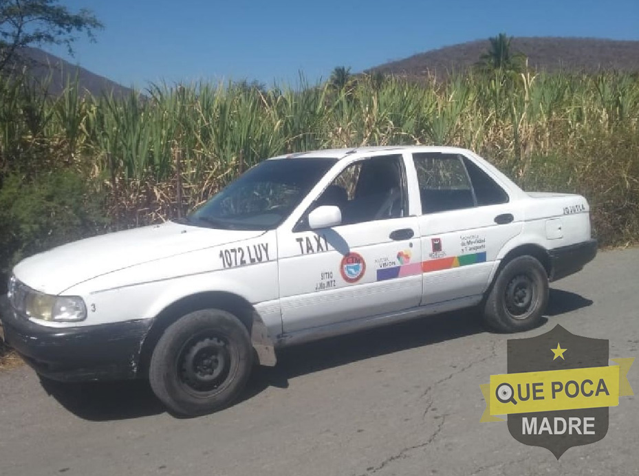 Encuentran a taxista encajuelado en Tlaquiltenngo.