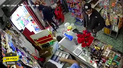 Robo a tienda en Lomas de Polanco, no les importo la presencia de un bebé