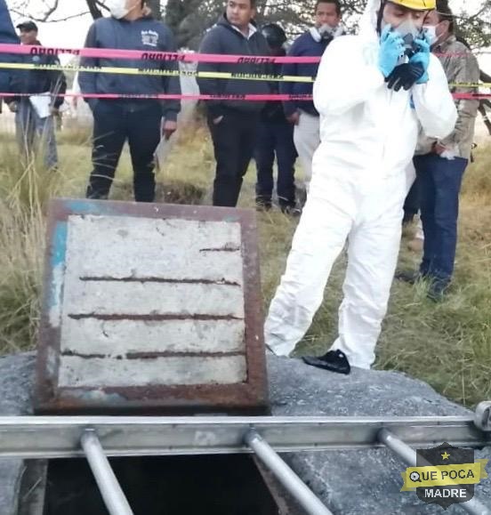 Encuentran cuerpo dentro de un pozo de agua en Tlaxcala.