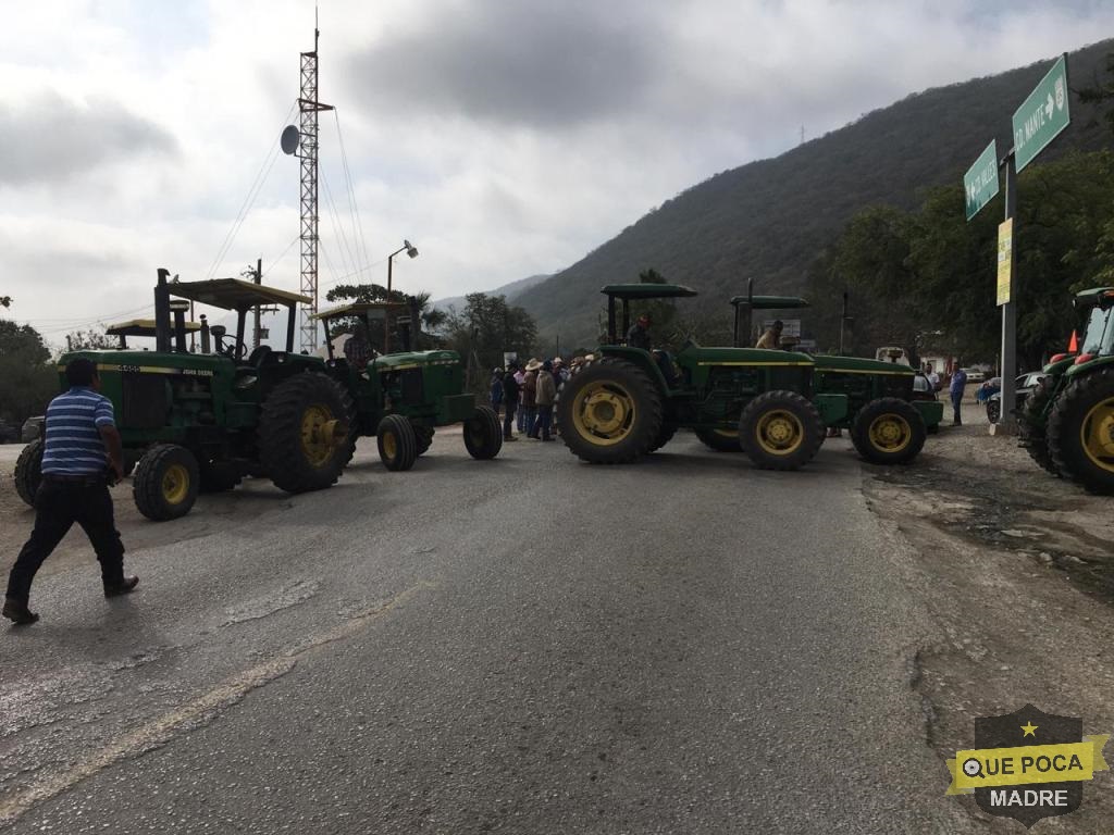 Se manifiestan campesinos en Tamaulipas.