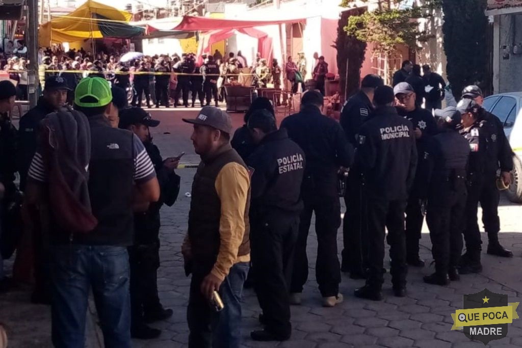 Riña entre comerciantes deja un muerto en Tlaxcala.