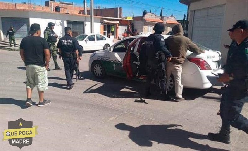 Detienen a taxista ebrio en San Luis Potosí.
