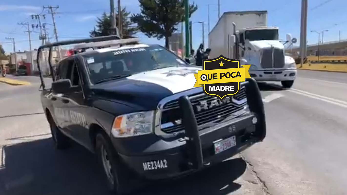 #Metepec: Balacera entre Policías estatales y tres presuntos criminales.