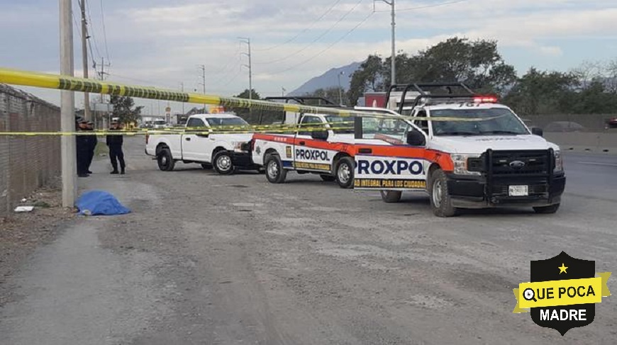 Localizan a hombre muerto con vestimentas de mujer en Nuevo León.