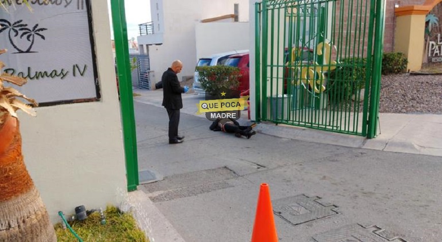 Muere hombre apuñalado en un fraccionamiento en Chihuahua.