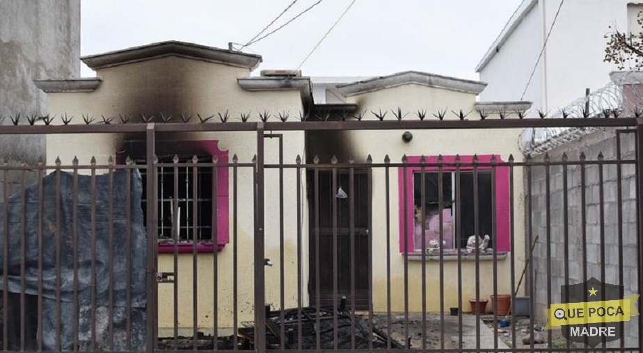 Se incendia casa en Chihauhua, sospechan que el fuego fue provocado.