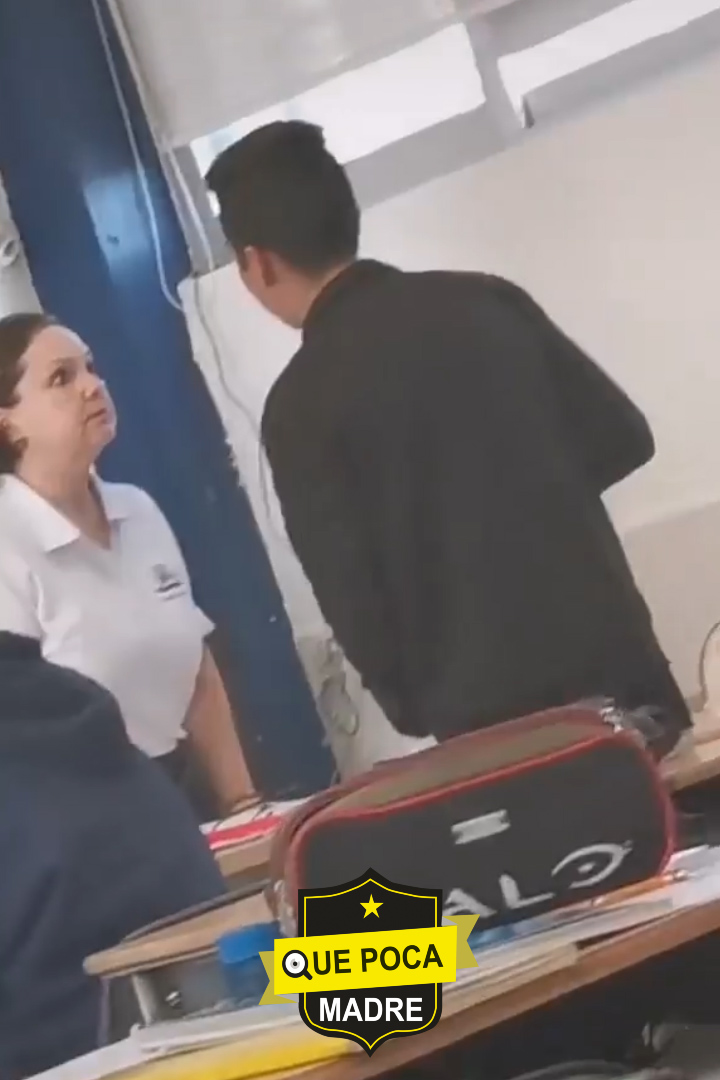 Cansada de ser humillada y maltratada maestra reclama a alumno por amenazas