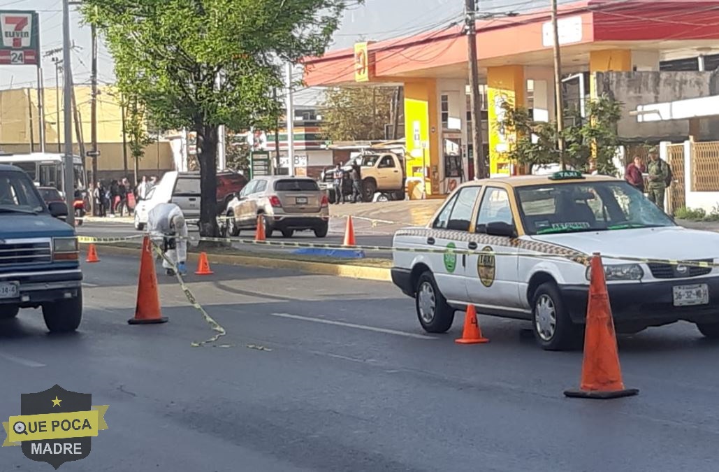 Taxista atropella y mata a indigente en Nuevo León.