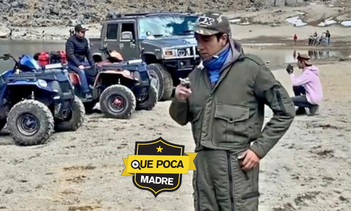 #EdoMex: Sub Secretario de la Policía del #EdoMex rompe la ley del Nevado De Toluca.