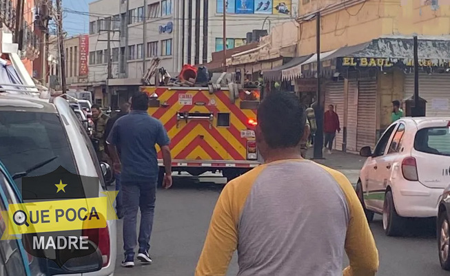 Se incendia local del mercado de Gómez Palacio.