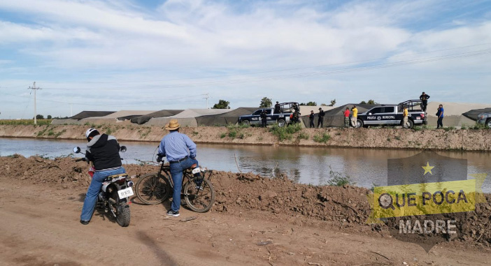 Rescatan cuerpo de un hombre flotando en un canal de Navolato.