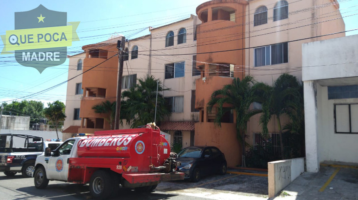 Se incendia una casa por un corto circuito en Cancún.