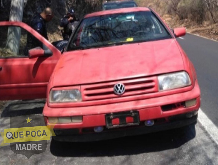 Detienen a un hombre que había robado un auto en Yautepec.