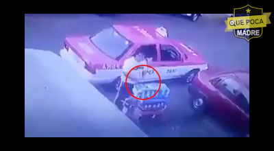 Taxista roba efectivo a pasajero en la CDMX